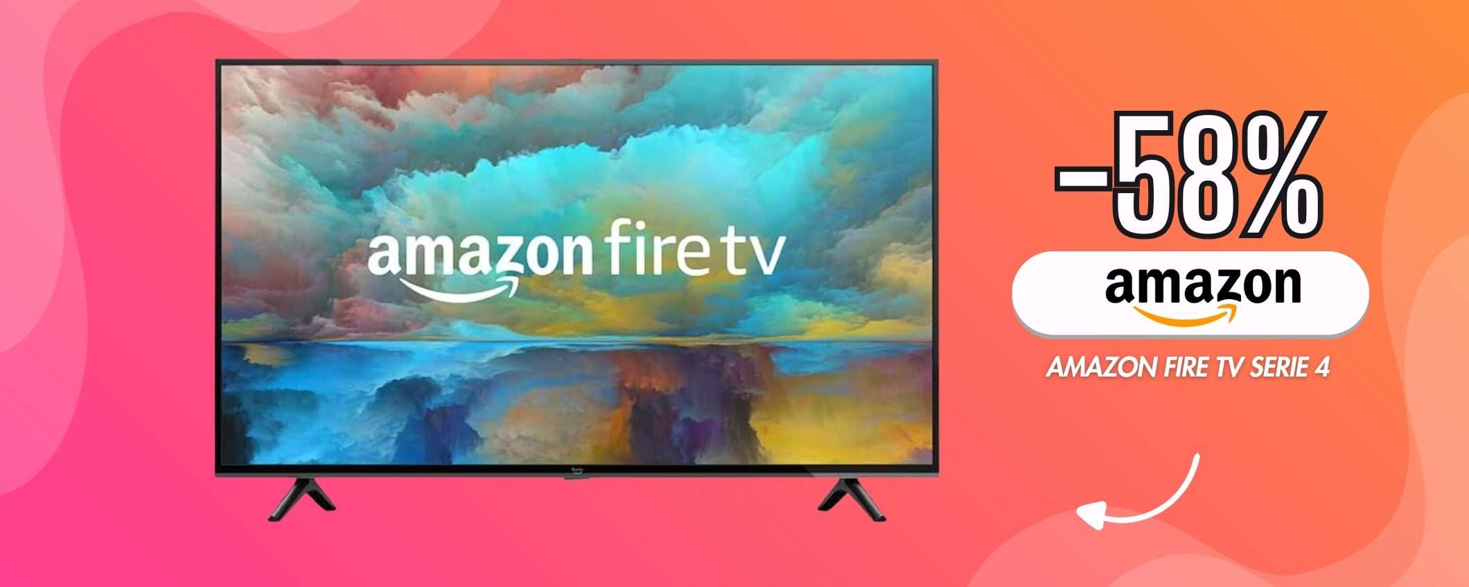 NUOVA Amazon Fire TV Serie 4 da 43