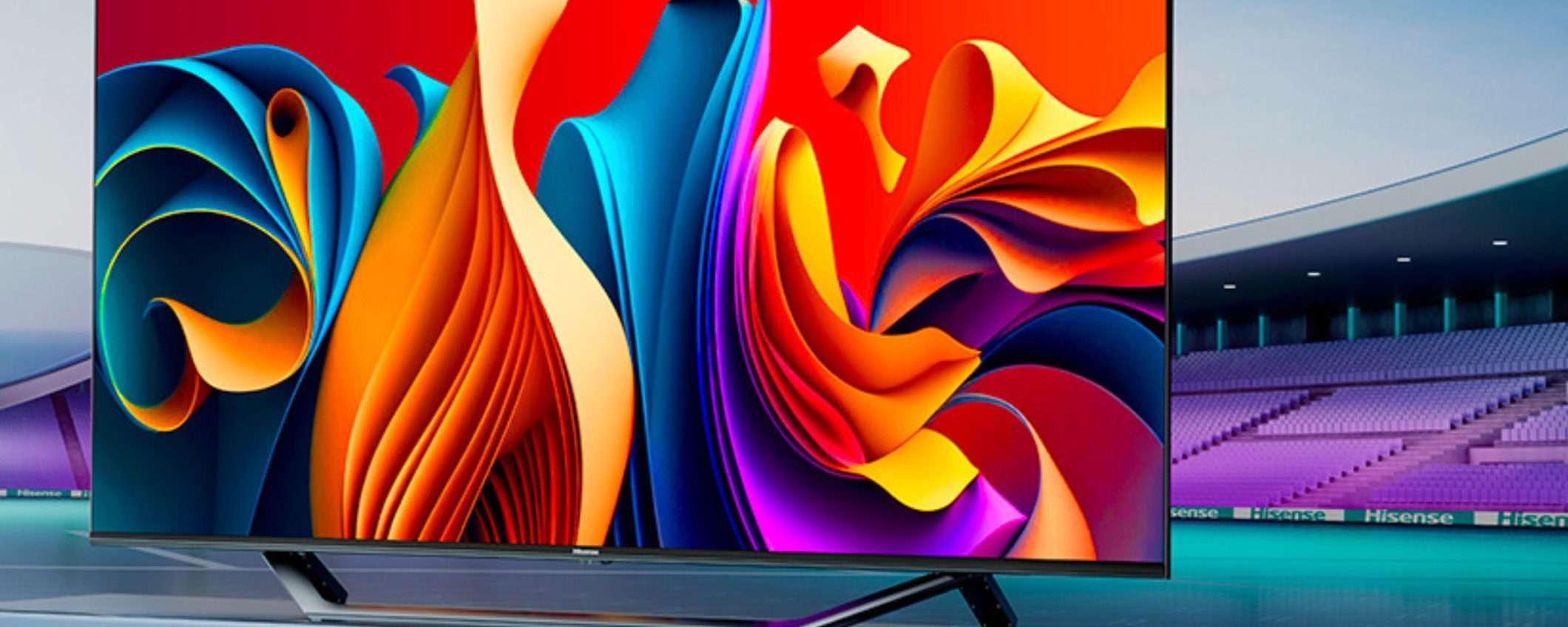 DESIGN e cinema di QUALITÀ ogni giorno con la smart TV Hisense da 43