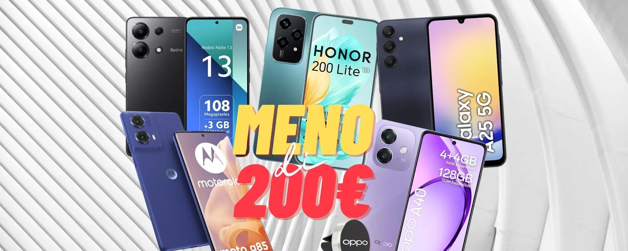 Ecco quali sono i migliori smartphone a meno di 200€ di Febbraio