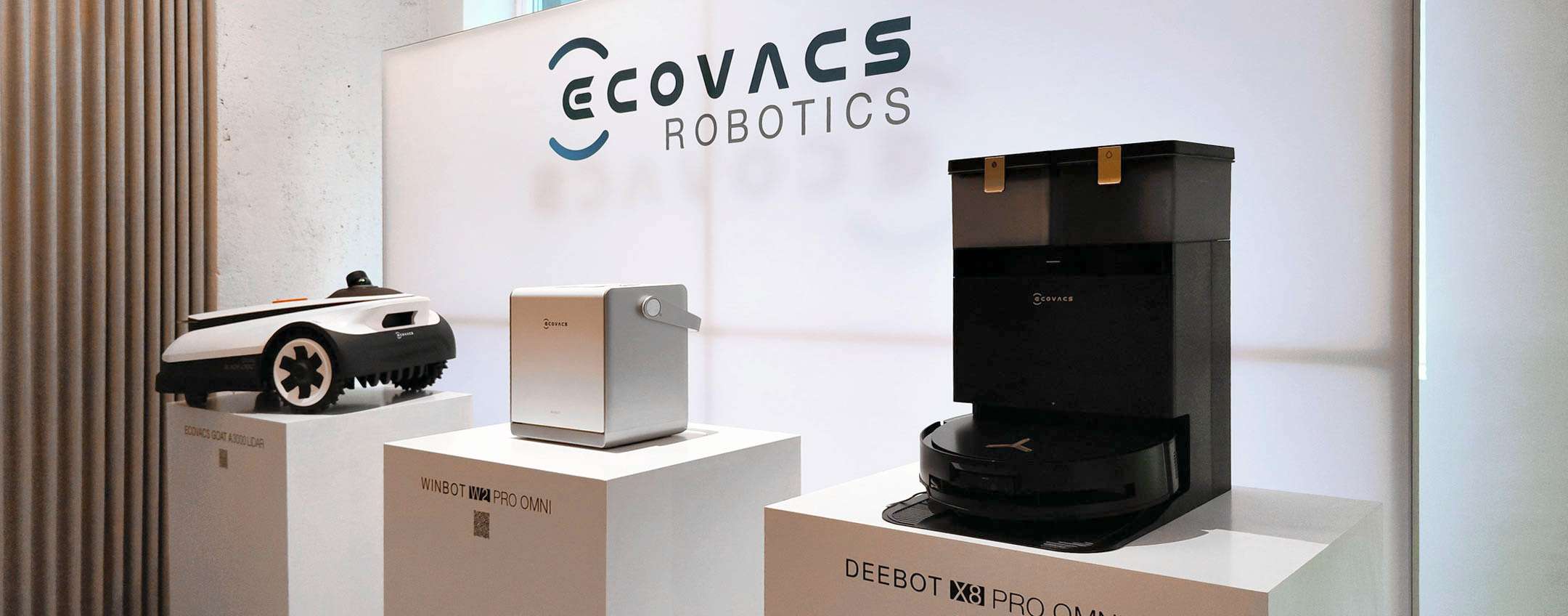 ECOVACS lancia i nuovi DEEBOT, WINBOT e GOAT per la casa