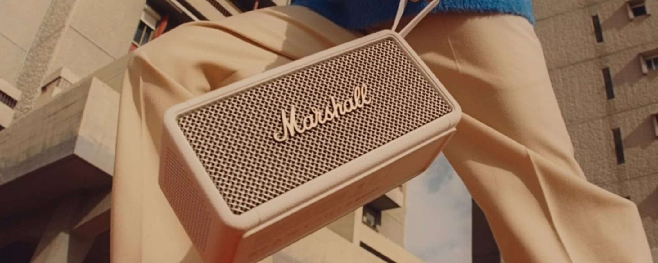 Marshall Middleton: cassa Bluetooth con 20h, impermeabile e dal design unico