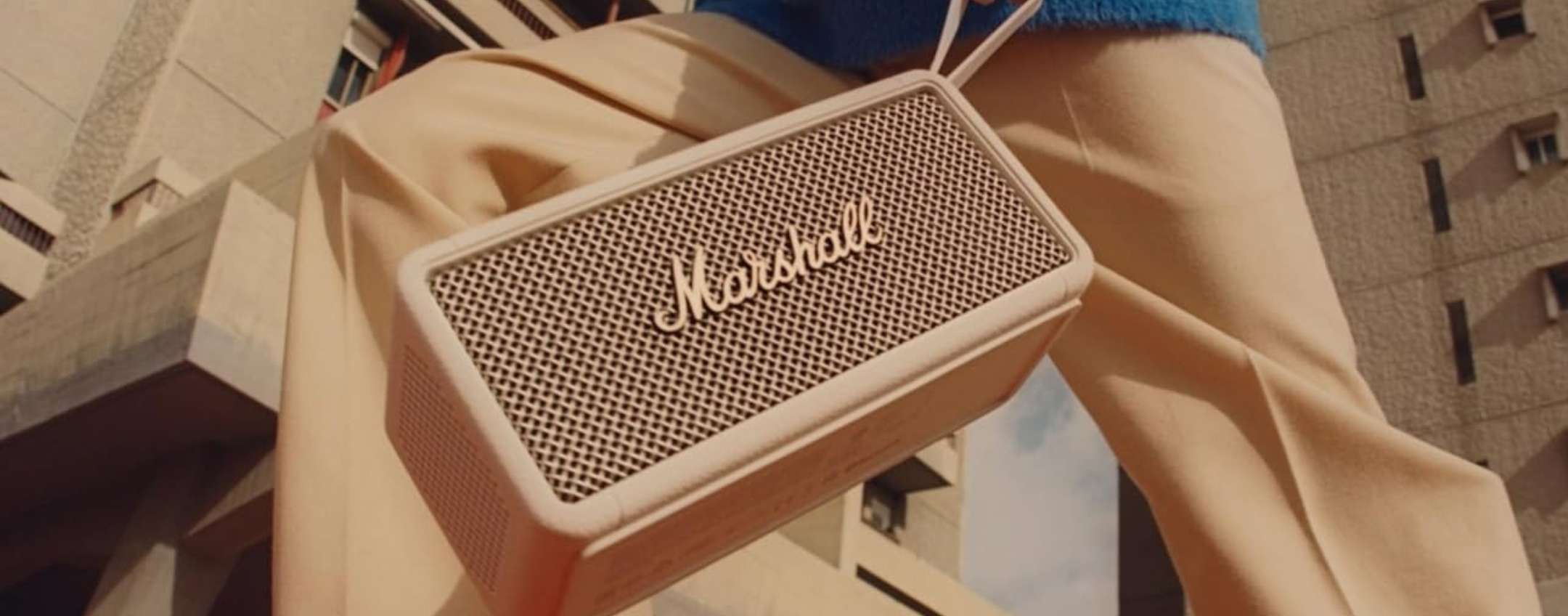 Marshall Middleton: cassa Bluetooth con 20h, impermeabile e dal design unico