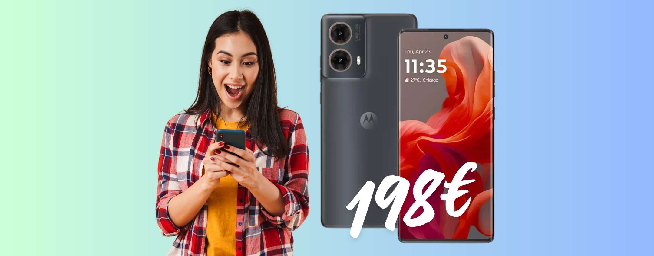 Motorola G85 5G (12/256GB) a meno di 200€ è un vero affare (eBay)