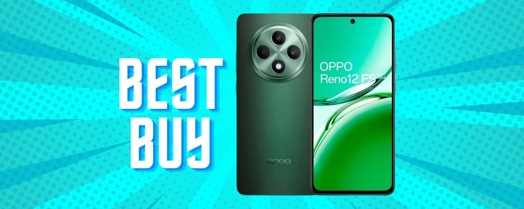 OPPO RENO 12FS da 512GB è un medio gamma dal prezzo basso