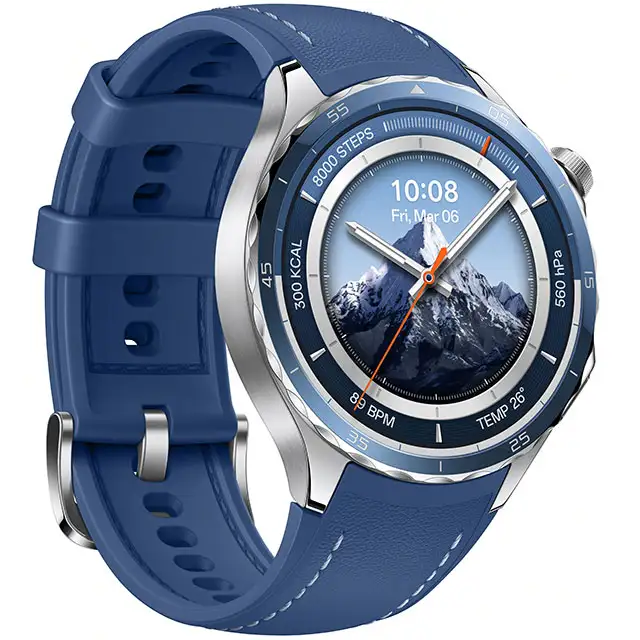 Lo smartwatch OPPO Watch X2 nella colorazione Summit Blue