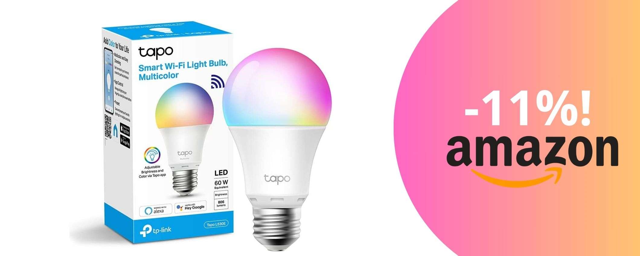 La lampadina smart per un’illuminazione su misura: l’offerta da non perdere