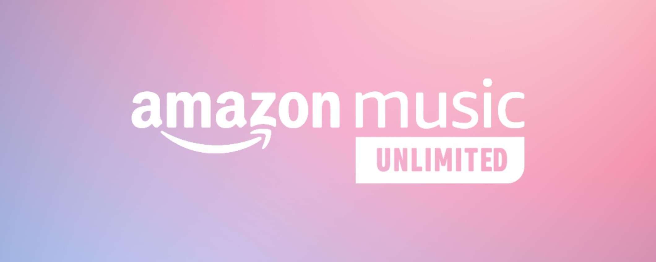 Amazon Music Unlimited: ottieni il 50% di sconto per 4 mesi