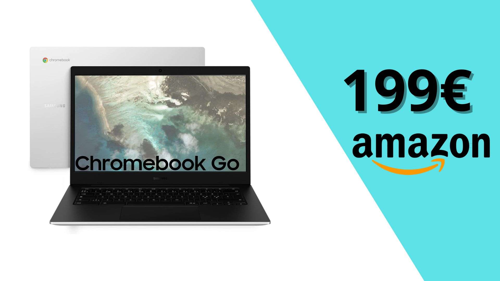 Samsung Galaxy Chromebook Go in offerta: oggi è tuo a meno di 200€