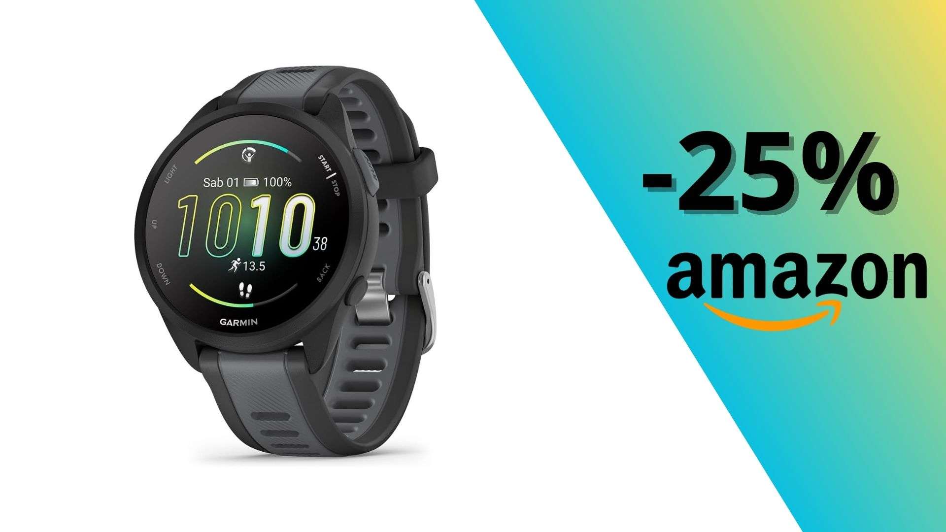 Garmin Forerunner 165 in offerta: smartwatch da corsa con uno SCONTO da record