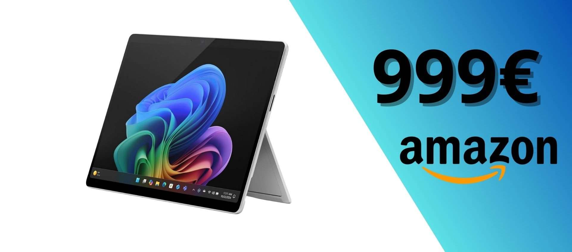 Microsoft Surface Pro a 999€: Copilot+ PC con Snapdragon X Plus e display TOUCH da 13