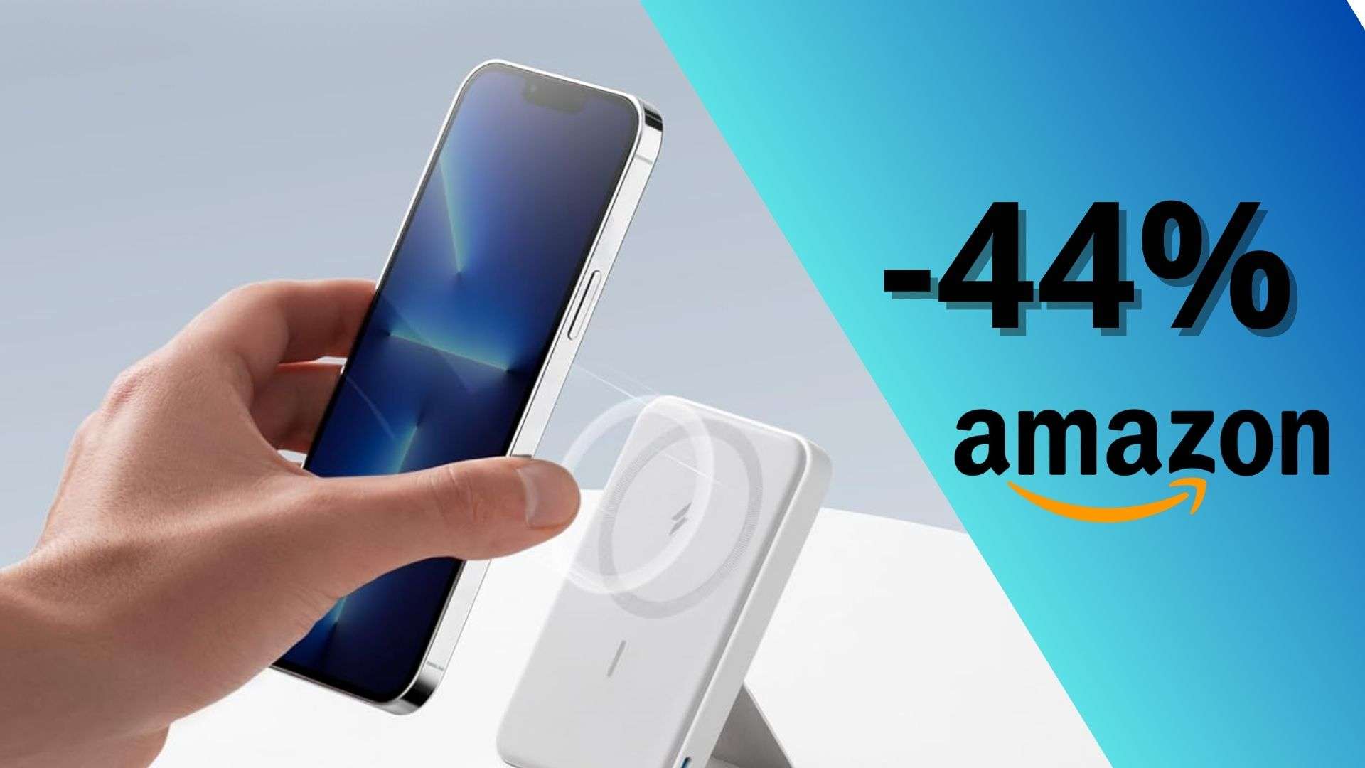 Anker 622 MagGo: power bank magnetico per iPhone a soli €27,99 su Amazon