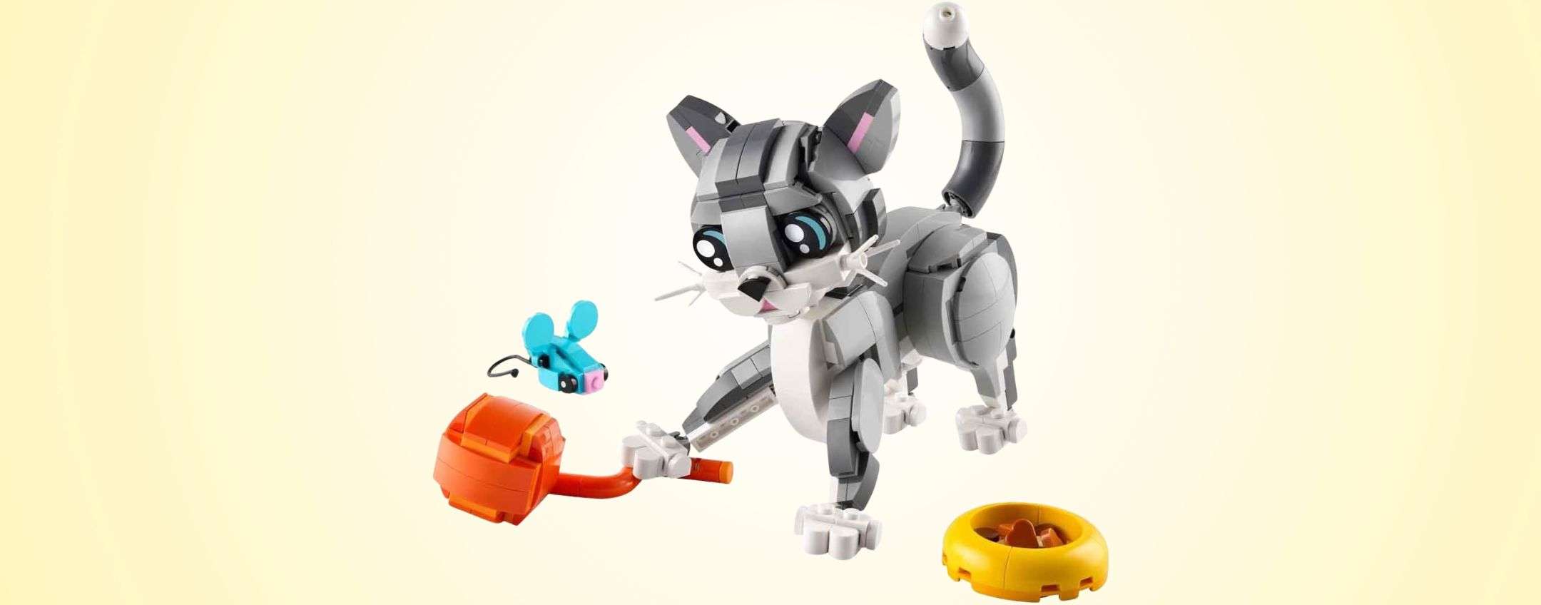 Questo adorabile gattino LEGO 3-in-1 costa POCHISSIMO su Amazon