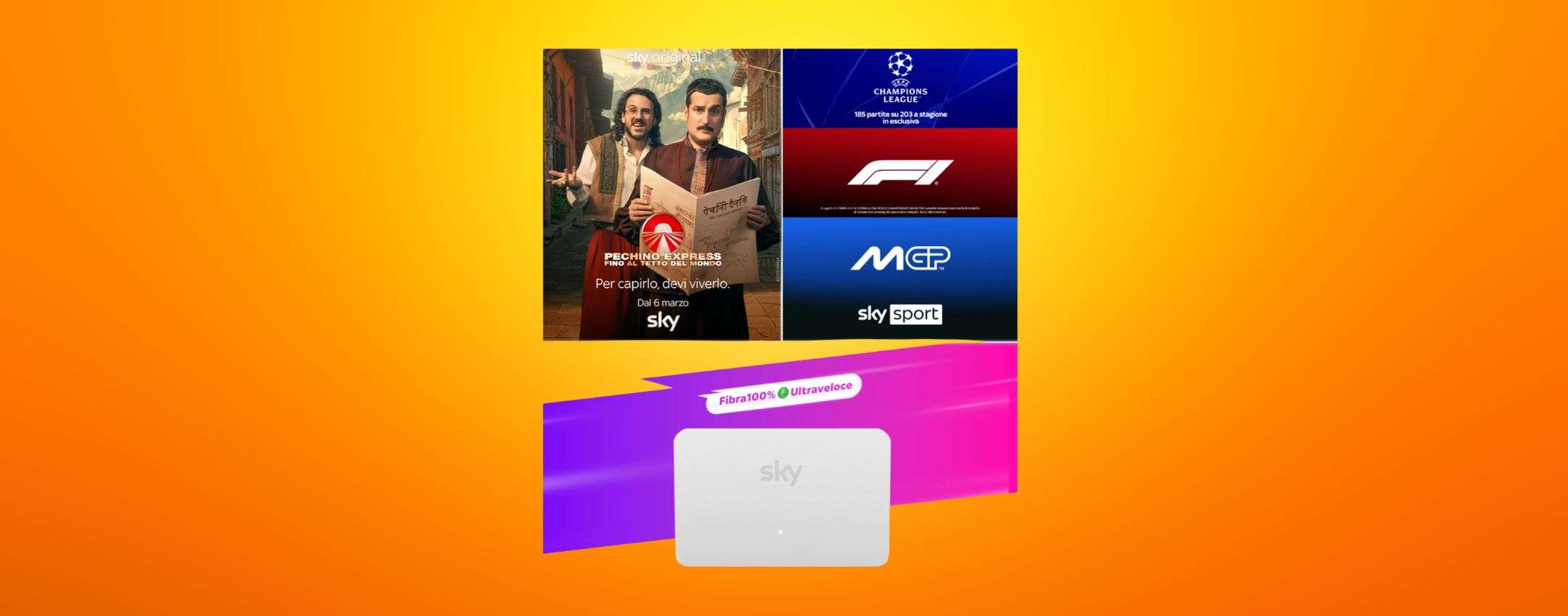 Sky WiFi in offerta con Sky TV e Sky Sport: l’offerta SUPER CONVENIENTE