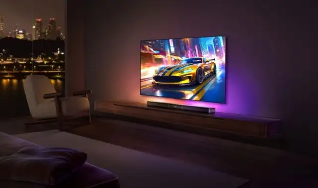 Soundbar retroilluminata