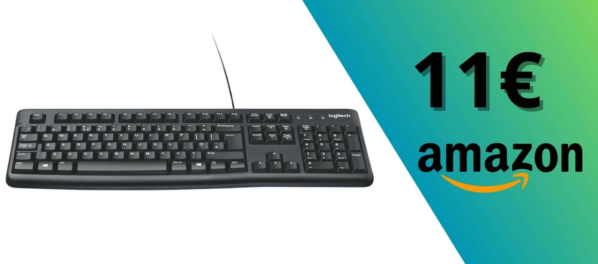 Logitech K120 a soli 11,67€: tastiera cablata affidabile con sconto imperdibile