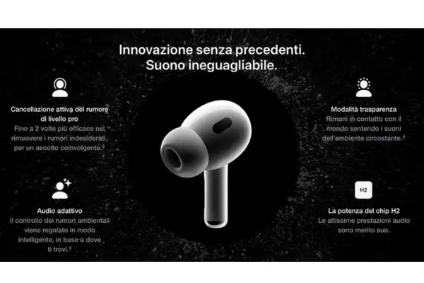 airpods-pro-2-iconici-auricolari-wireless-crollano-prezzo