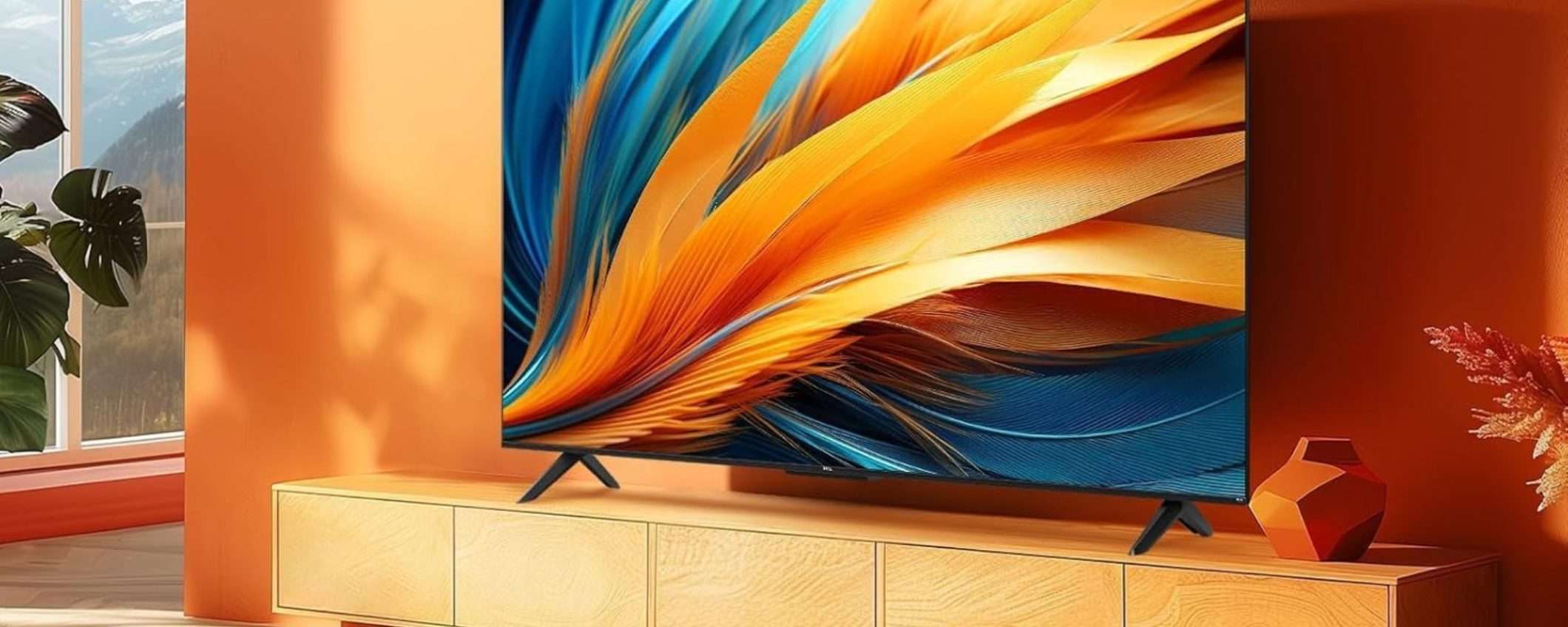 La smart TV TCL 4K UHD da 55