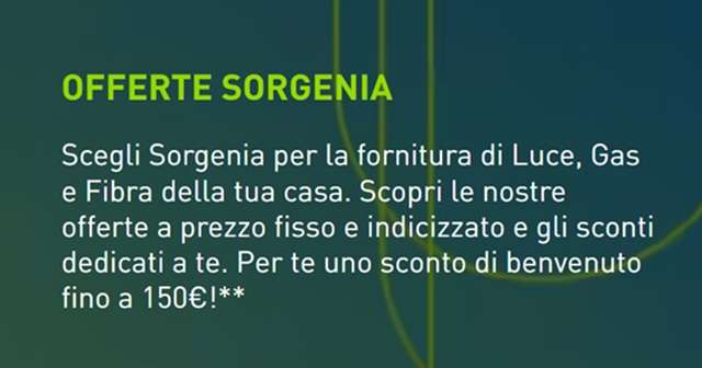 offerte sorgenia