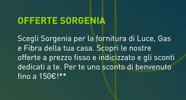 offerte sorgenia