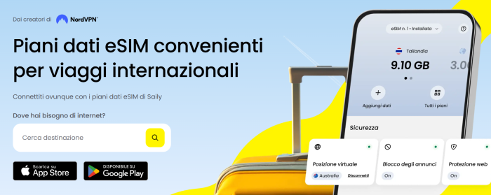 esim saily roaming traffico dati