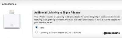 Adattatore Lightining Apple 