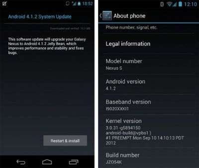 Android 4.1.2 Jelly Bean