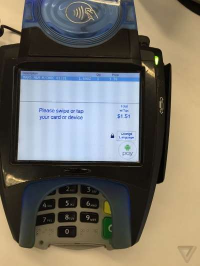 POS abilitato ad Android Pay