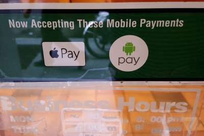 Android Pay (vetrofania da Subway)