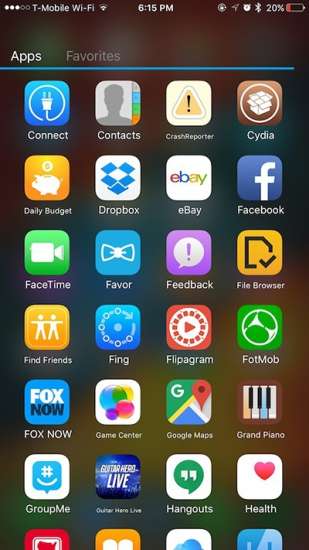 AppDrawer iOS 9