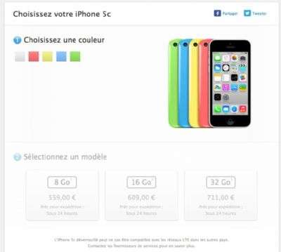 Apple iPhone 5c