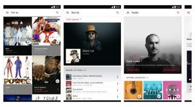 Schermate di Apple Music per Android