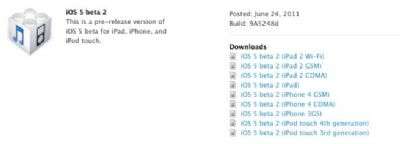 beta 2 di iOS5