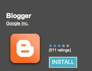 Blogger app