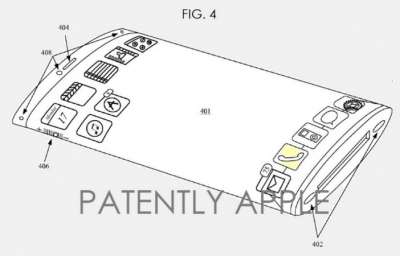 Brevetto Apple per display curvo