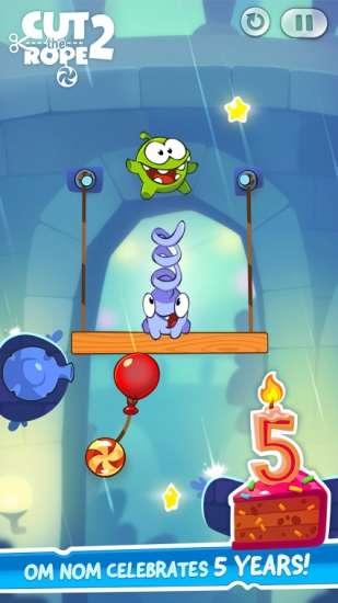 Cut the Rope festeggia 5 anni