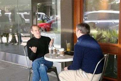 Eric Schmidt e Steve Jobs