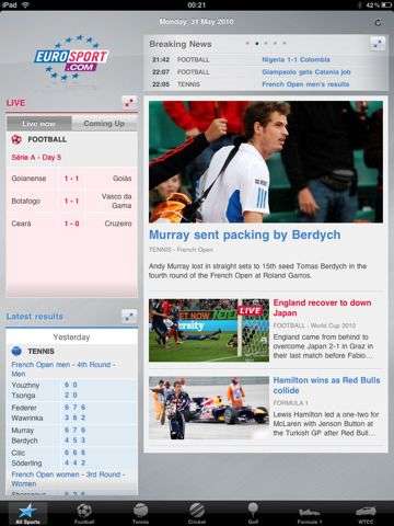 Eurosport for iPad