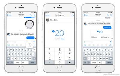 Facebook Messenger (funzione invio denaro)