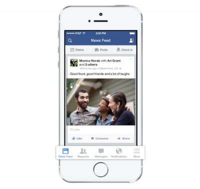 Facebook iOS7