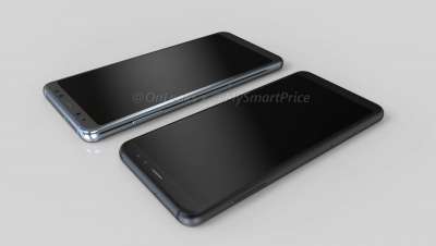 Galaxy A5 e A7 (2018) render