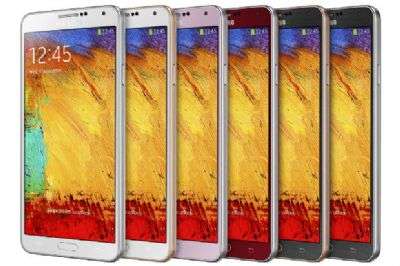 Galaxy Note 3 Merlot Red, Rose Gold White & Black