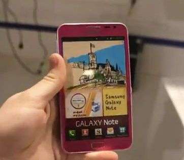 Galaxy Note Pink