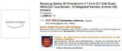 Galaxy S III Amazon