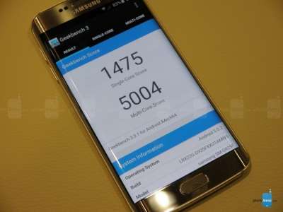 Galaxy S6 Edge - Benchmarks Geekbench (fonte phoneArena.com)