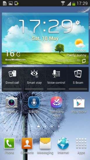 Galaxy SIII  I9300XXUFME7