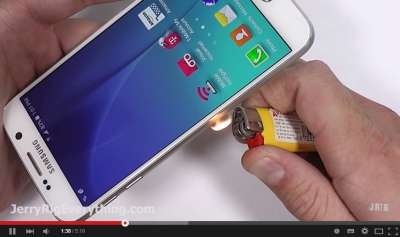 Galaxy S6 alla prova del fuoco