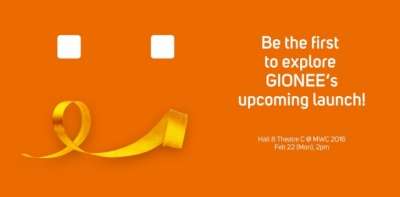 Gionee Elife S8 sarà presentato al prossimo MWC il 22 febbraio