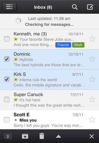 GMail per iOS