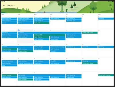 Googel Calendar su iPad