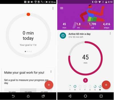 Google Fit (prima e dopo)